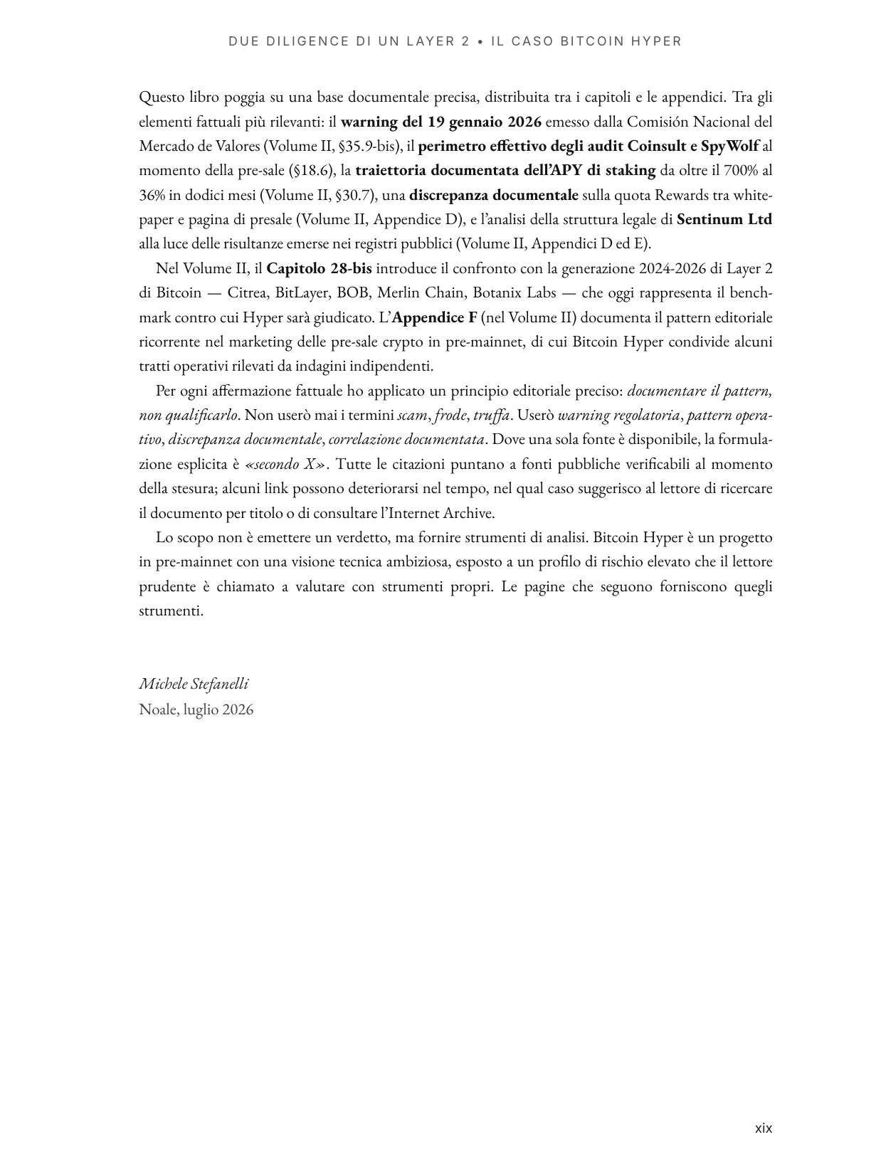 Due Diligence di un Layer 2, Vol. I — anteprima, pagina 15